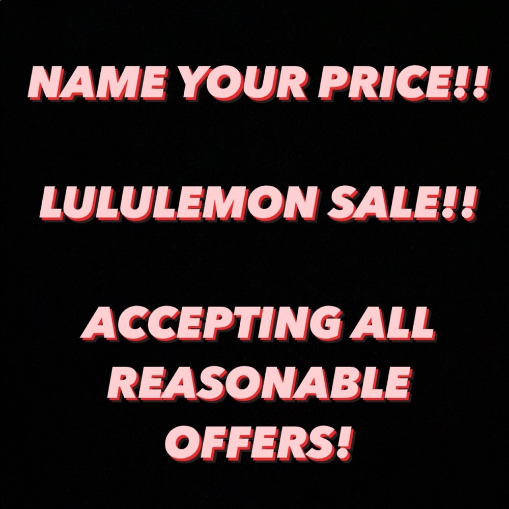 LULULEMON SALE